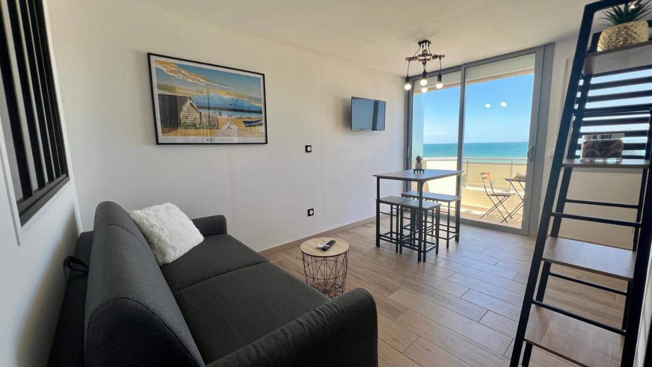 Appartement Cosy, Vue Mer Avec Parking Privatif Canet-en-Roussillon Exteriér fotografie